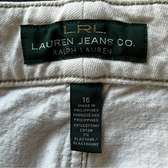 Lauren Ralph Lauren Stretch Straight Leg Jeans 16  31.5 Inseam - Picture 2 of 6